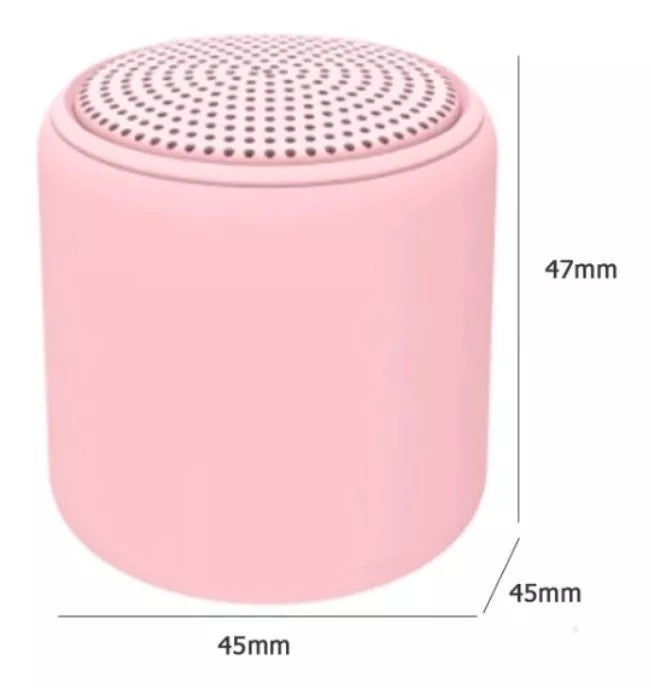 Mini Caixa De Som Inpods Little Fun Macaron Portátil com Bluetooth