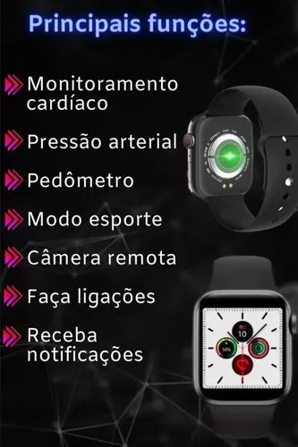 Smartwatch Iwo 13 Max X8 (2021) C/ Foto Na Tela (BRANCO)
